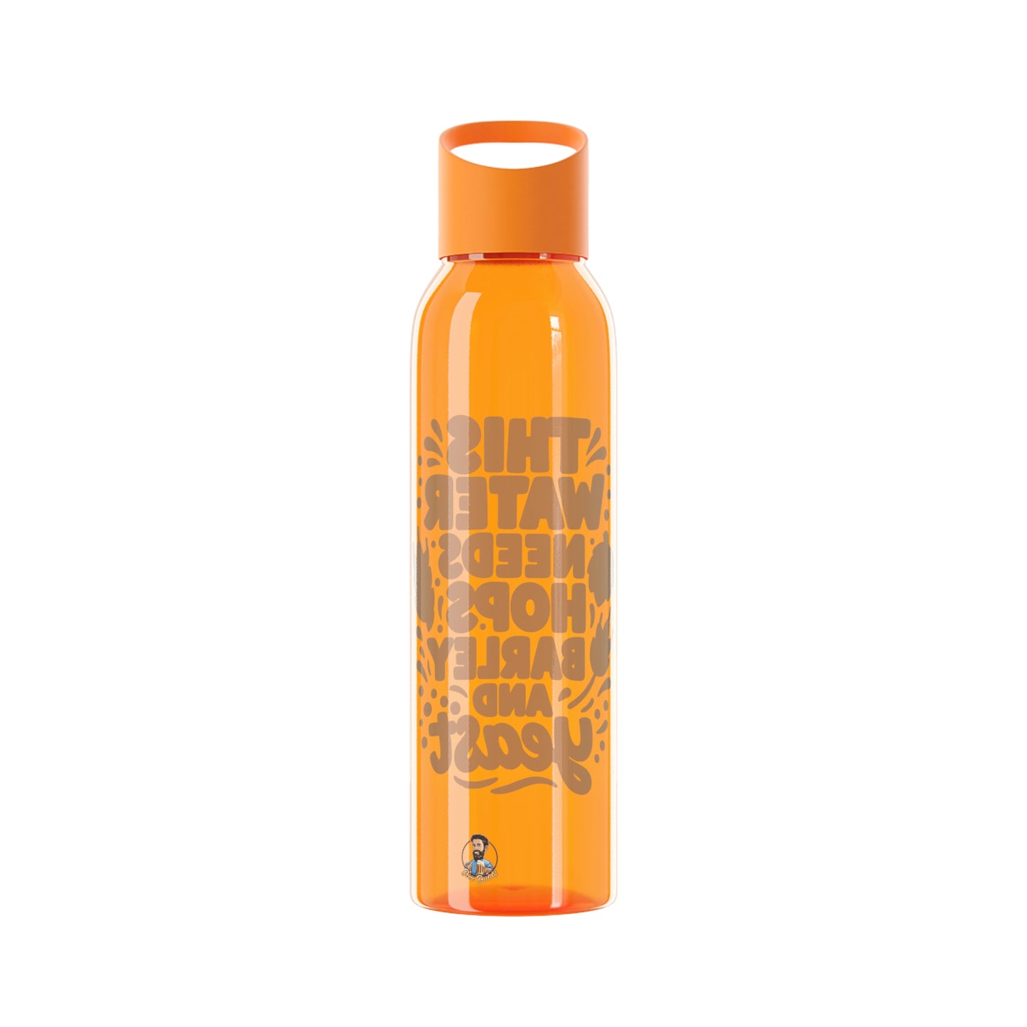 Bouteille d'eau pour les amateurs de bière