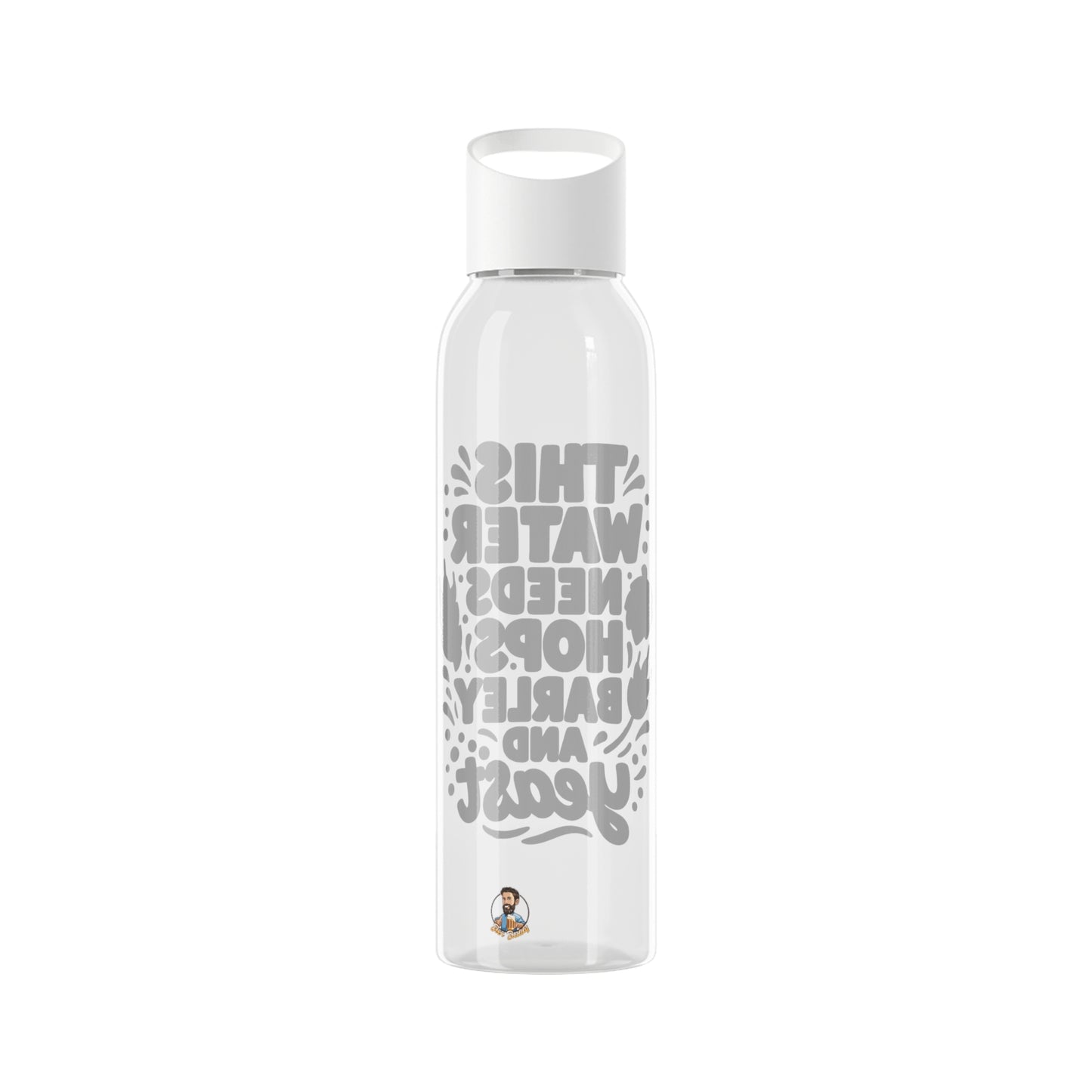 Bouteille d'eau pour les amateurs de bière