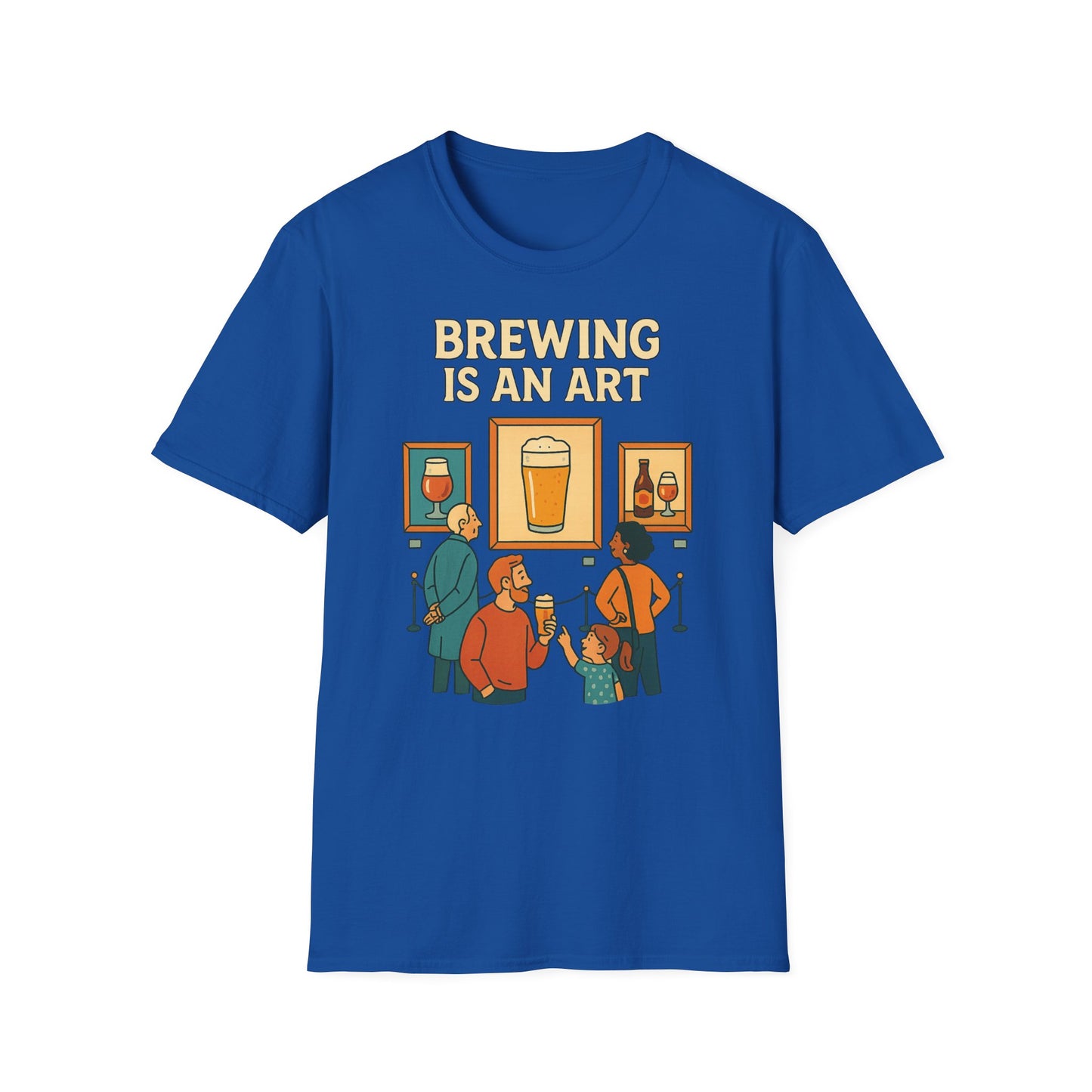 T-shirt unisexe Softstyle-Le brassage est un art