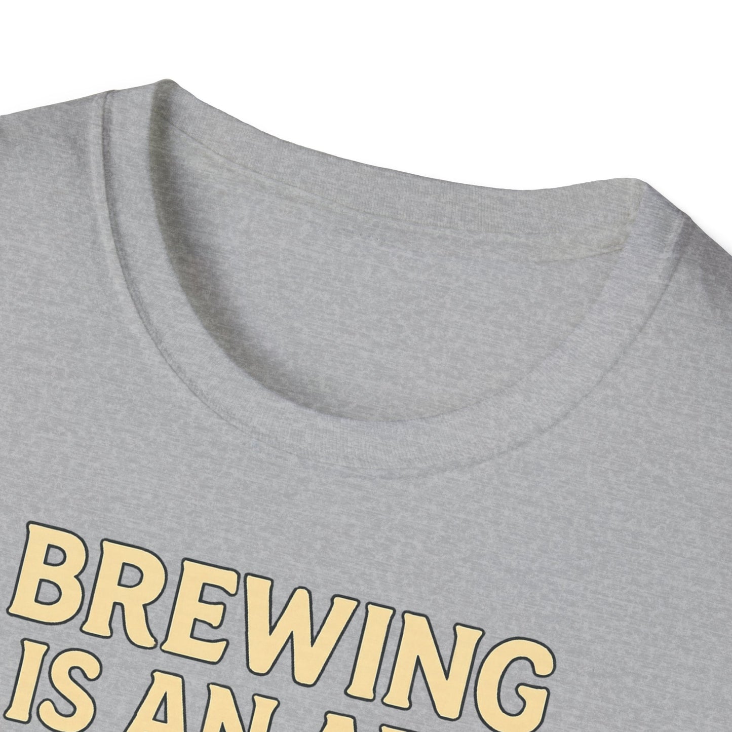 T-shirt unisexe Softstyle-Le brassage est un art