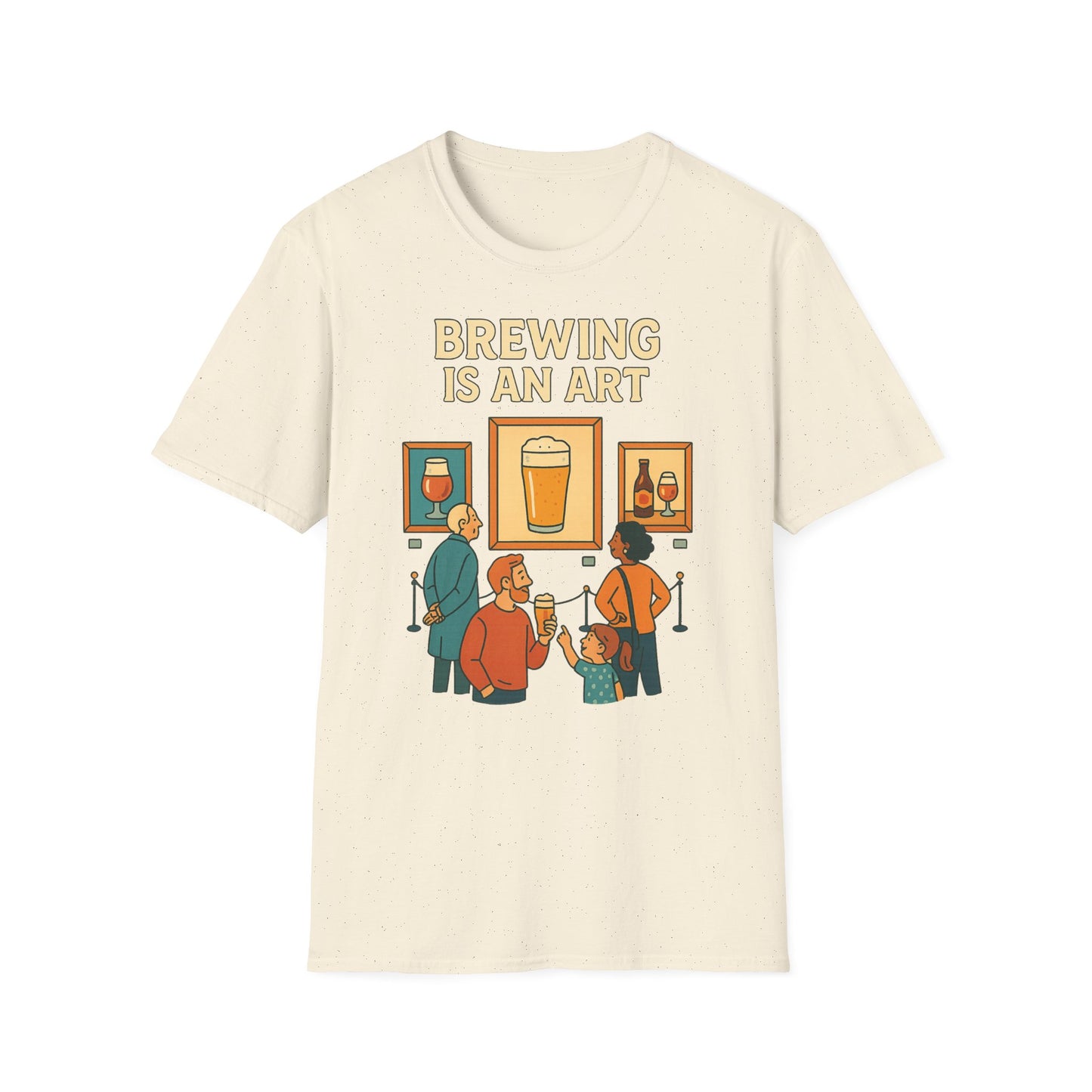 T-shirt unisexe Softstyle-Le brassage est un art