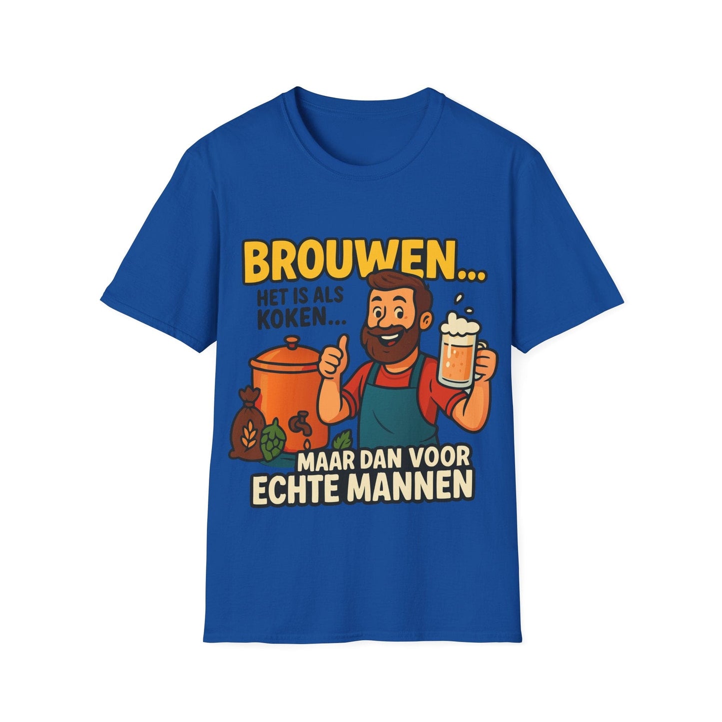 T-shirt unisexe Softstyle-Brasser, c'est comme cuisiner. . .