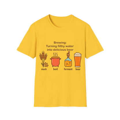Unisex Softstyle T-Shirt – Brewing Process