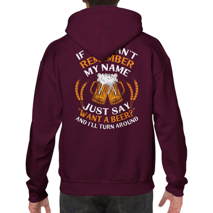 "Wenn du dich nicht an meinen Namen erinnern kannst" Hoodie