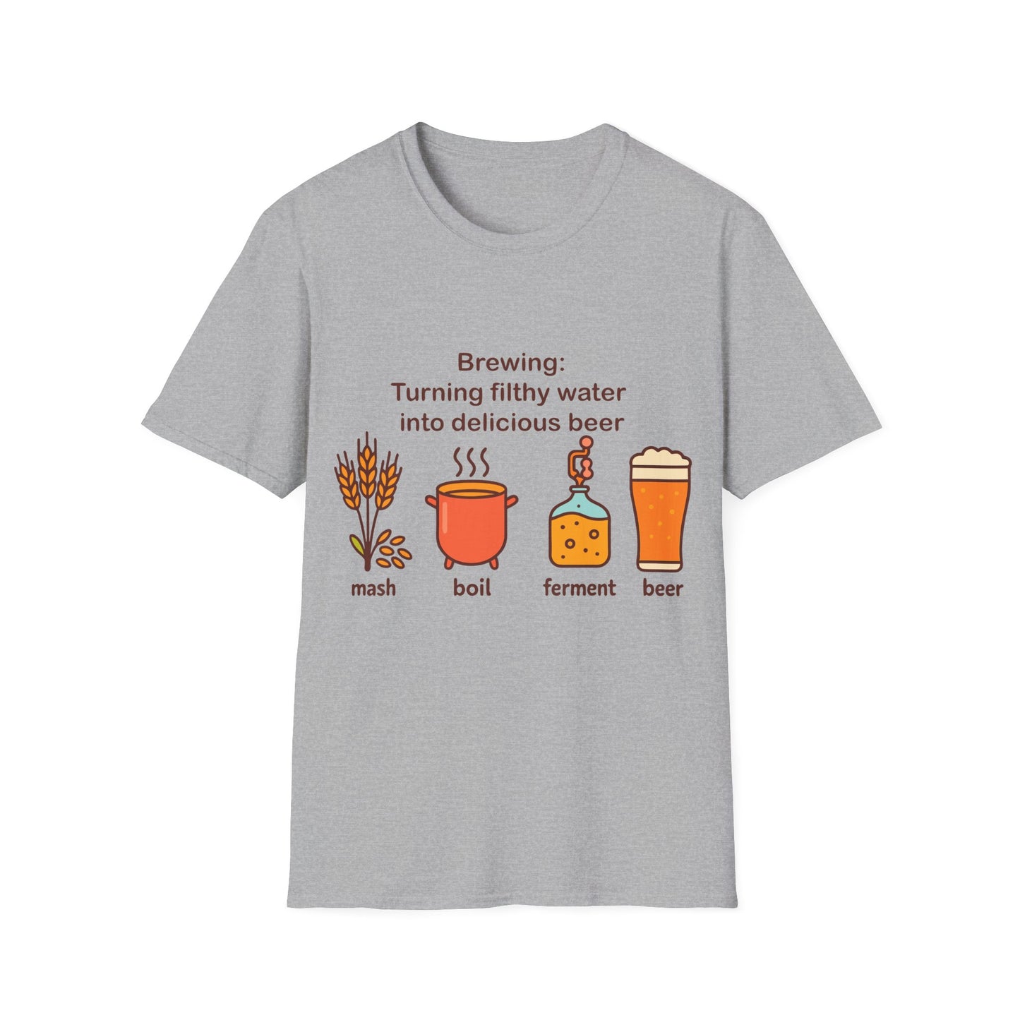 Unisex Softstyle T-Shirt – Brewing Process