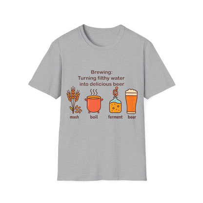 Unisex Softstyle T-Shirt – Brewing Process