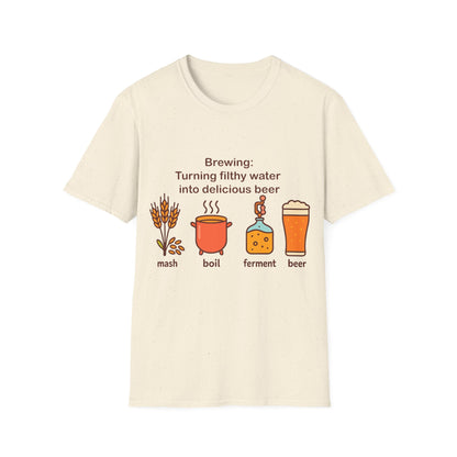 Unisex Softstyle T-Shirt – Brewing Process