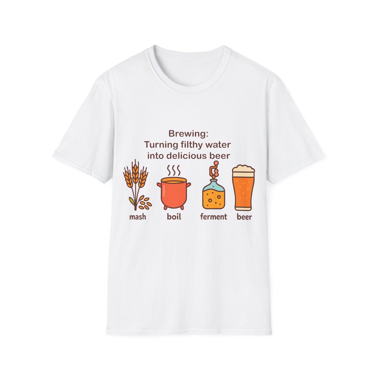 Unisex Softstyle T-Shirt – Brewing Process