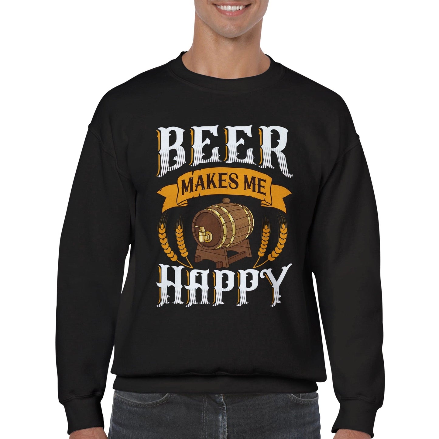 Pull "Beer makes me happy"